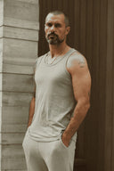Men's Cotton Linen Tank