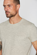 Men's V-Pocket Stripe Tee