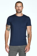 Men's Madison Modal V-Pocket Crew With Shoulder Seam - view 13