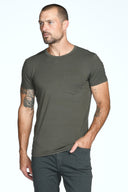 Men's Madison Modal V-Pocket Crew With Shoulder Seam - view 6