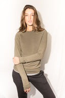 Cooper Brushed Terry Crew Neck - view 11