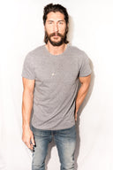 Men's Jersey Crew Neck Curved Pocket Tee - view 2