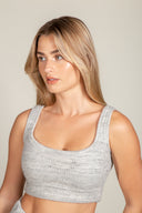 Quinn Cropped Soft Knit Sweater Tank - view 10