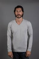 Westin Herringbone V-Neck Sweater - view 7