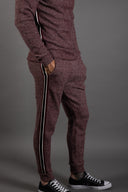 Men's Soft Knit Melange Stripe Side Pant - view 11