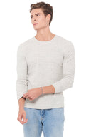 Men's Novelty Texture Long Sleeve Pullover - view 2