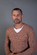 Men's Soft Knit Melange V-Neck Sweater - view 24