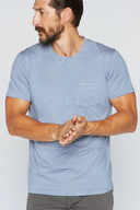 Men's V-Pocket Stripe Tee - view 15