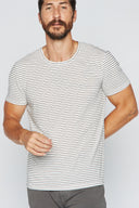 Men's Crew Neck Stripe Tee - view 18