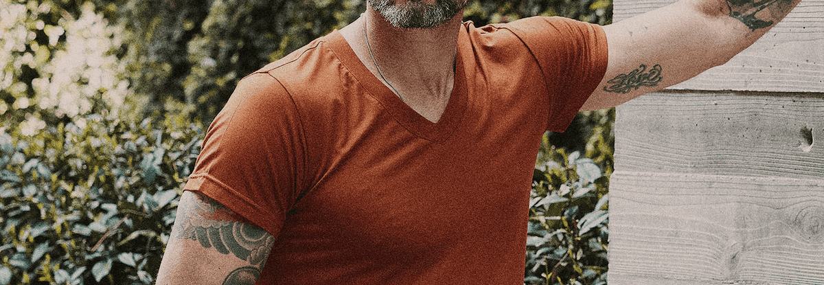 Men's Modal V-Neck Tees
