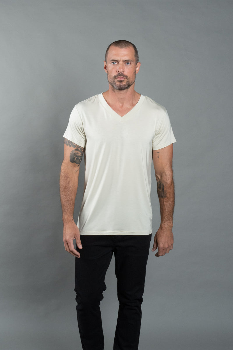 Men's Modal Classic V-Neck Tee