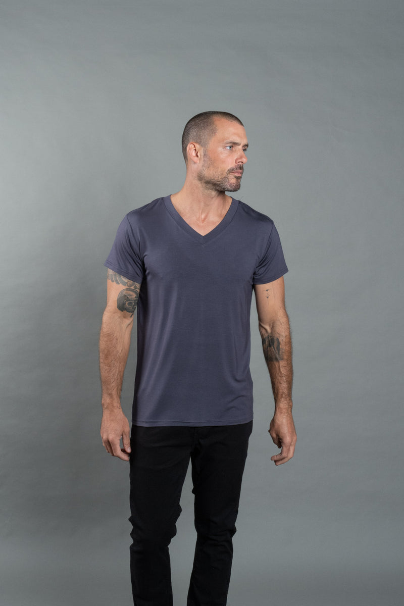 Men's Modal Classic V-Neck Tee