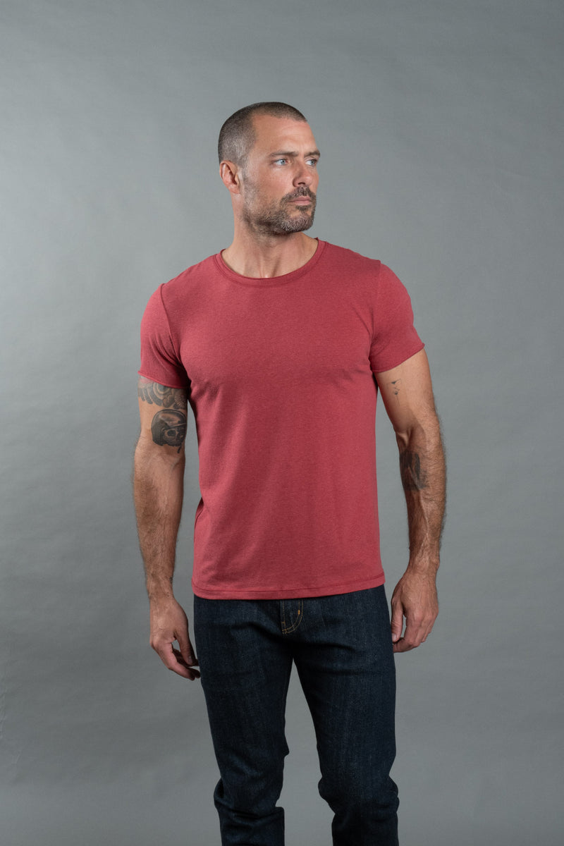 Men's Brolin Raw Neck Crew Tee