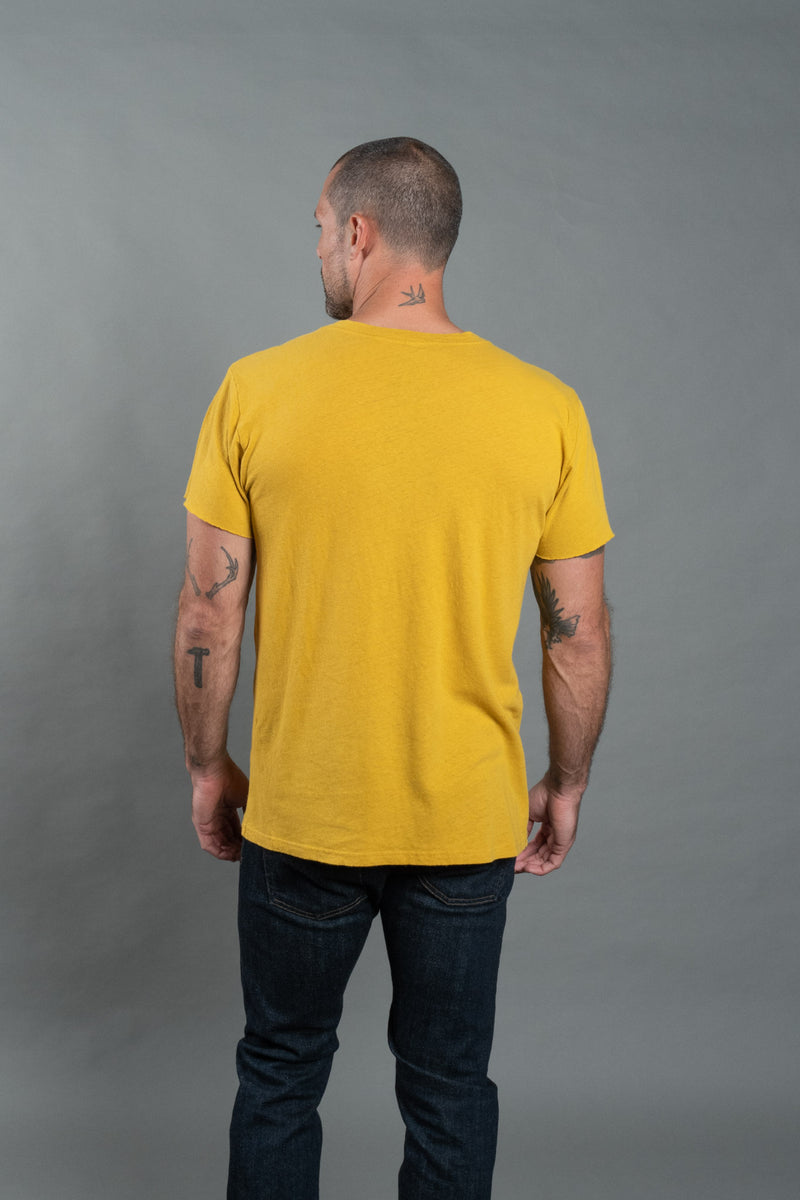 Men's Linen Blend Pocket Tee