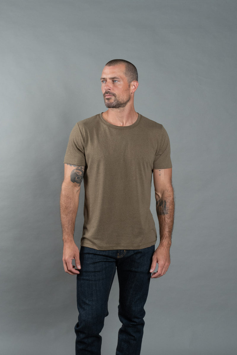 Men's Brolin Raw Neck Crew Tee