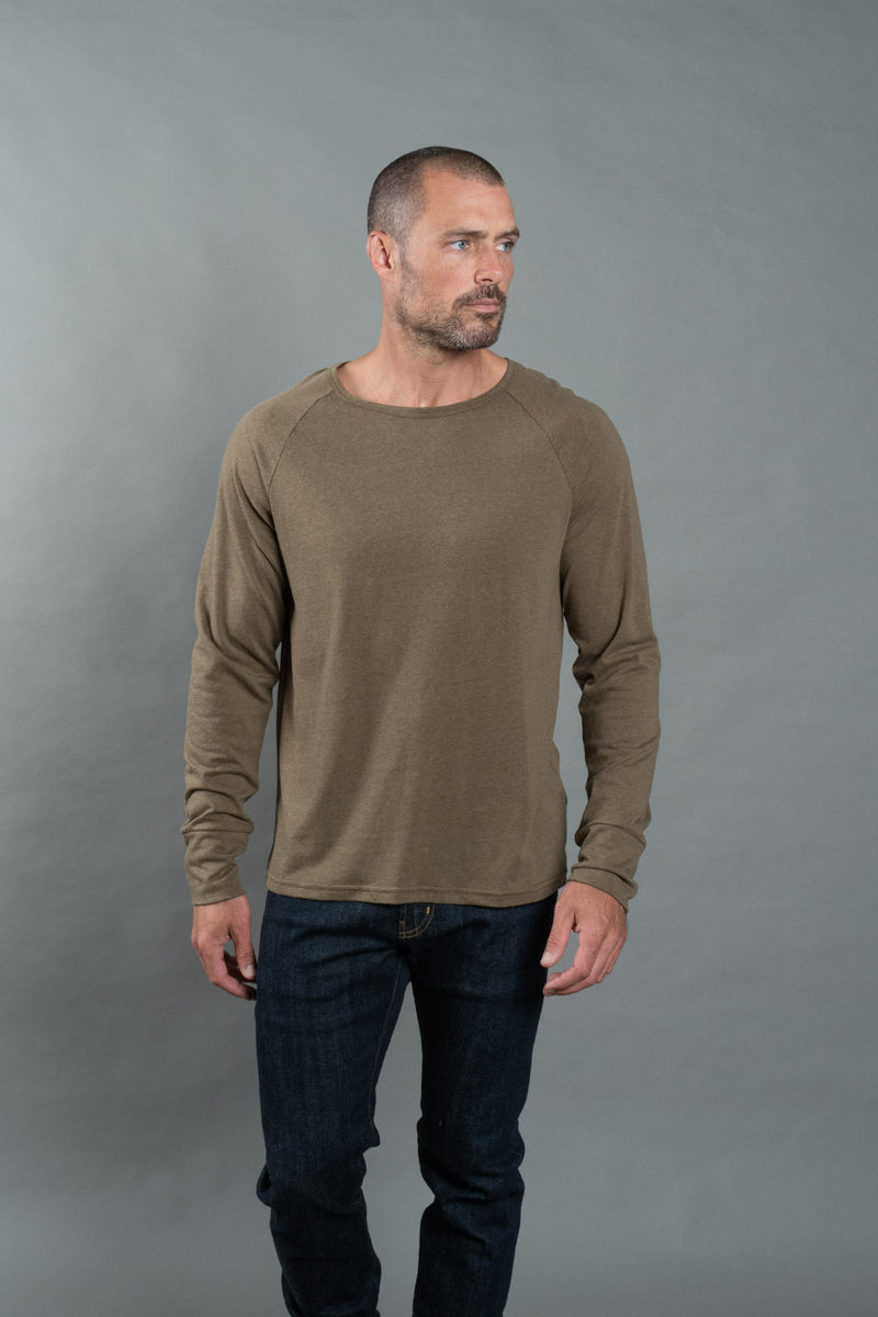 Men's Cameron Tri-Blend Long Sleeve Tee