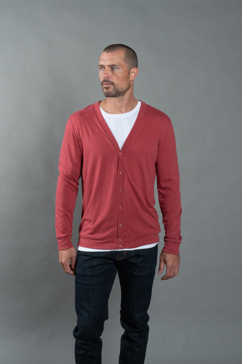 Men's Tri-Blend Cardigan Sweater