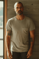 Men's Linen Blend Pocket Tee — Mika Jaymes (view 4)