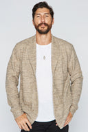 Men's Soft Knit Melange Cardigan Sweater - view 10