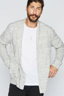 Men's Soft Knit Melange Cardigan Sweater - view 19