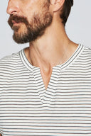 Men's Cross V-Neck Stripe Tee - view 10