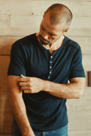 Men's Henley Short Sleeve — Mika Jaymes (view 6)