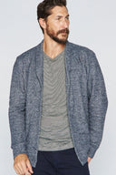 Men's Soft Knit Melange Cardigan Sweater - view 2