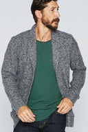 Men's Soft Knit Melange Cardigan Sweater - view 9