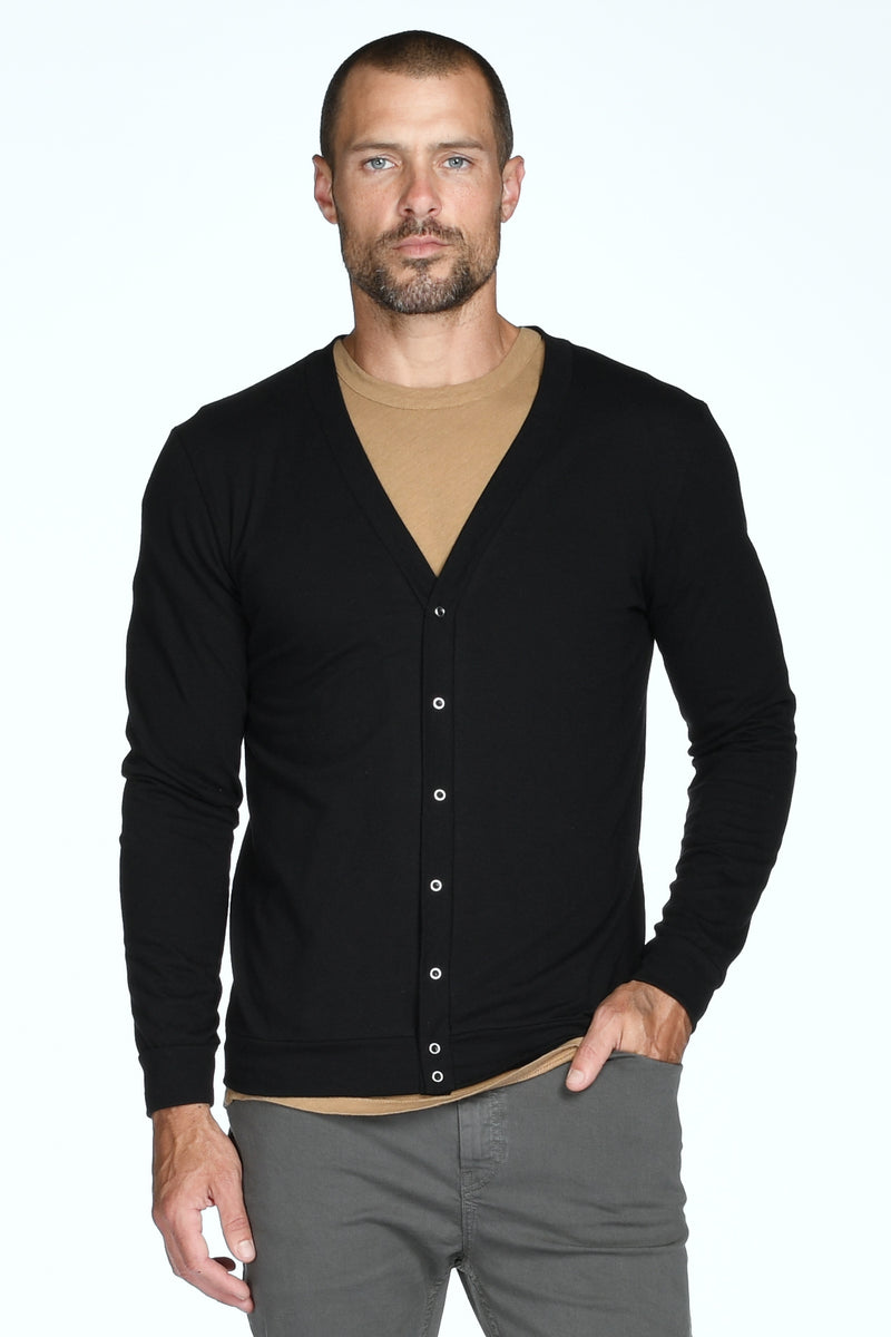 Men's Tri-Blend Cardigan Sweater