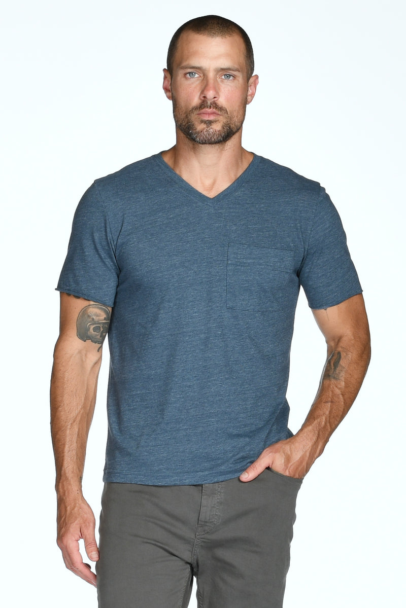 Men's Princeton Wide Pocket V-Neck Tee