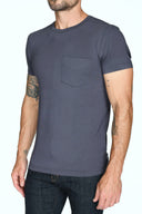 Men's Madison Modal V-Pocket Crew With Shoulder Seam - view 15