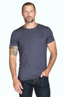 Men's Madison Modal V-Pocket Crew With Shoulder Seam - view 16