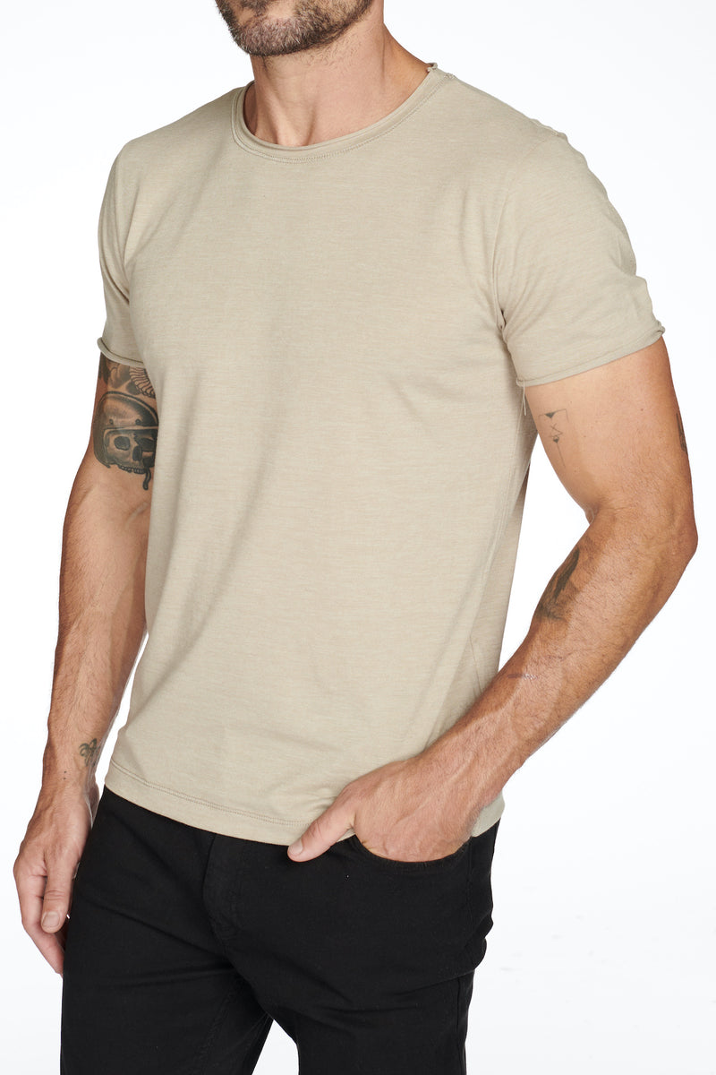 Men's Brolin Raw Neck Crew Tee