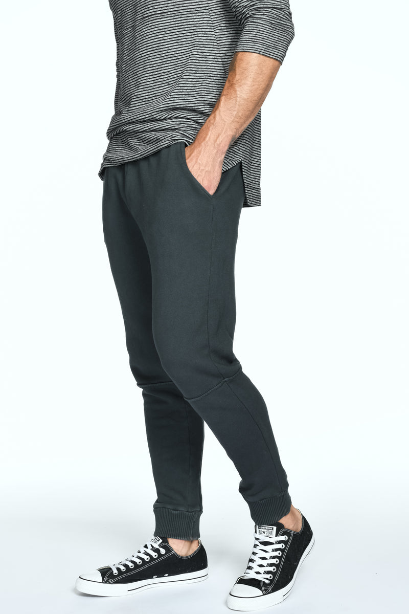 Men's Briggs Velour Back French Terry Jogger — Black