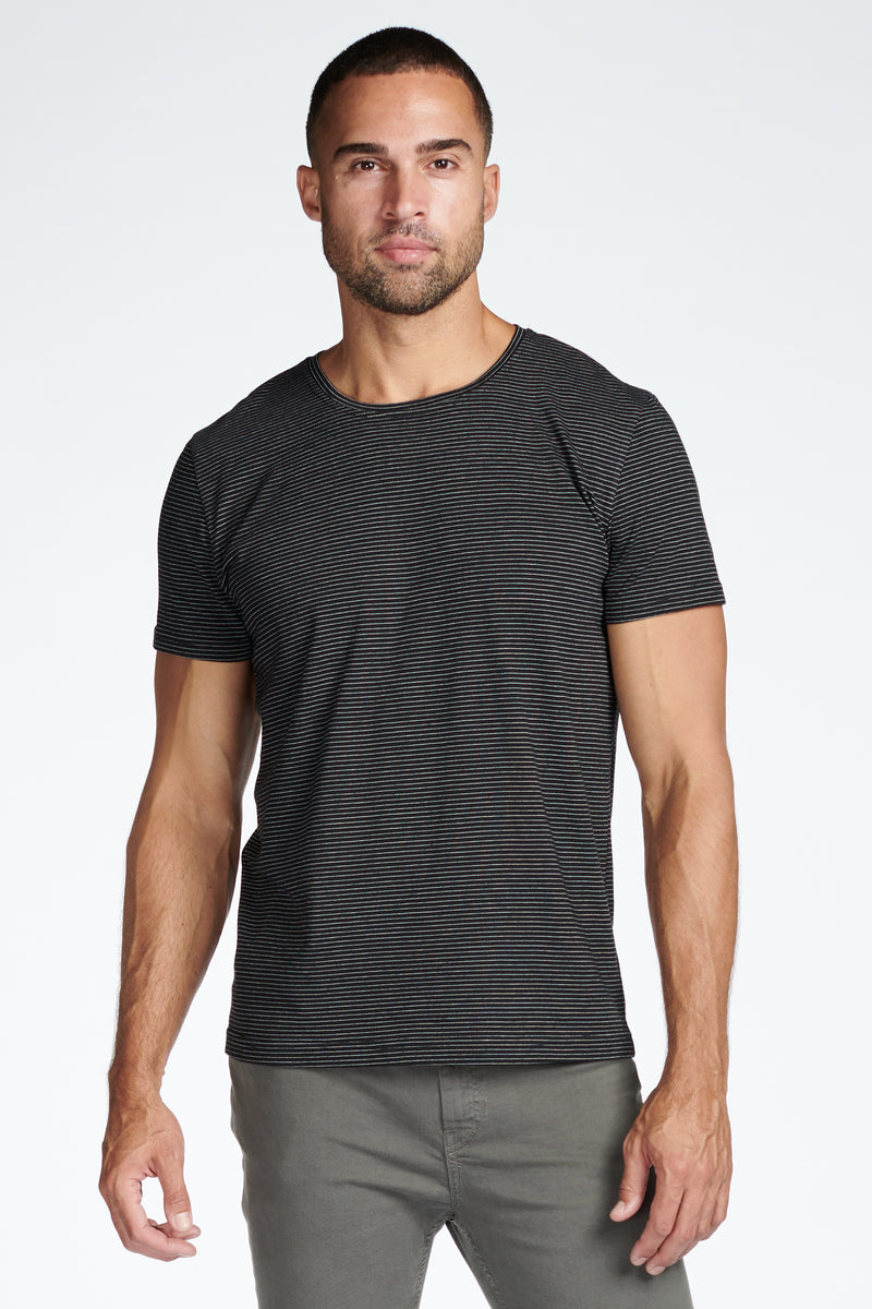 Men's Crew Neck Stripe Tee