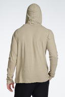Men's Linen Blend Long Sleeve Hoodie - view 10