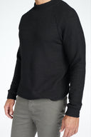 Men's Soft Knit Melange Wide Neck Pullover Sweater - view 23