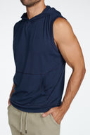 Men's Sleeveless Tri-Blend Hoodie — Mika Jaymes (view 3)