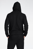 Men's Soft Knit Melange Pullover Hoodie — Mika Jaymes (view 6)