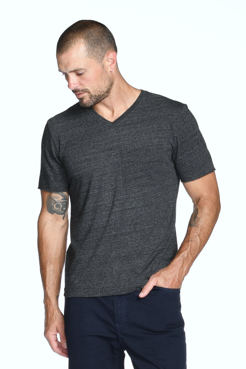 Men's Princeton Wide Pocket V-Neck Tee