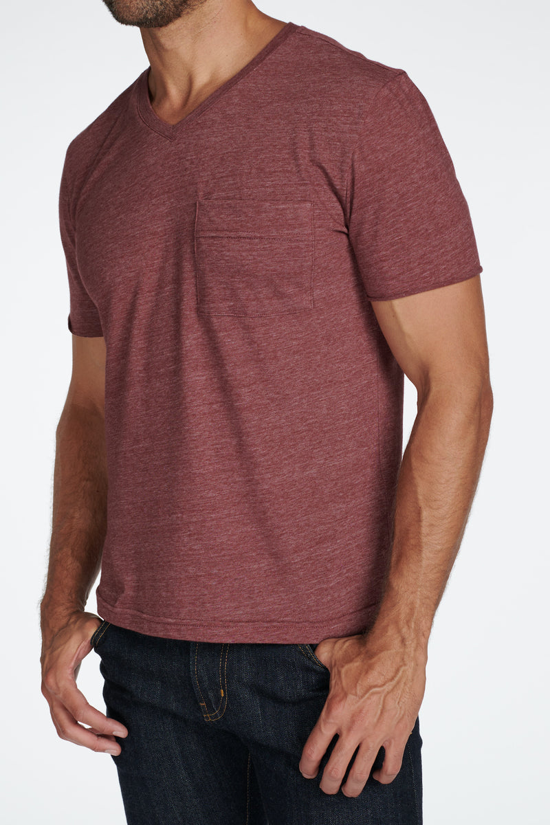 Men's Princeton Wide Pocket V-Neck Tee