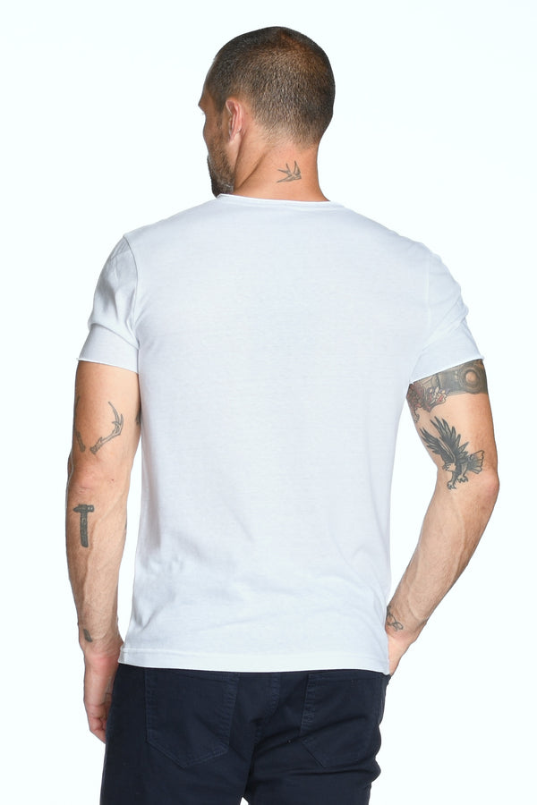 Men's Brolin Raw Neck Crew Tee