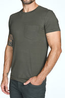 Men's Madison Modal V-Pocket Crew With Shoulder Seam - view 8