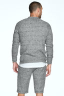 Men's Soft Knit Melange Wide Neck Pullover Sweater - view 9