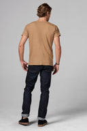 Men's Linen Blend Cross V-Neck Tee - view 14