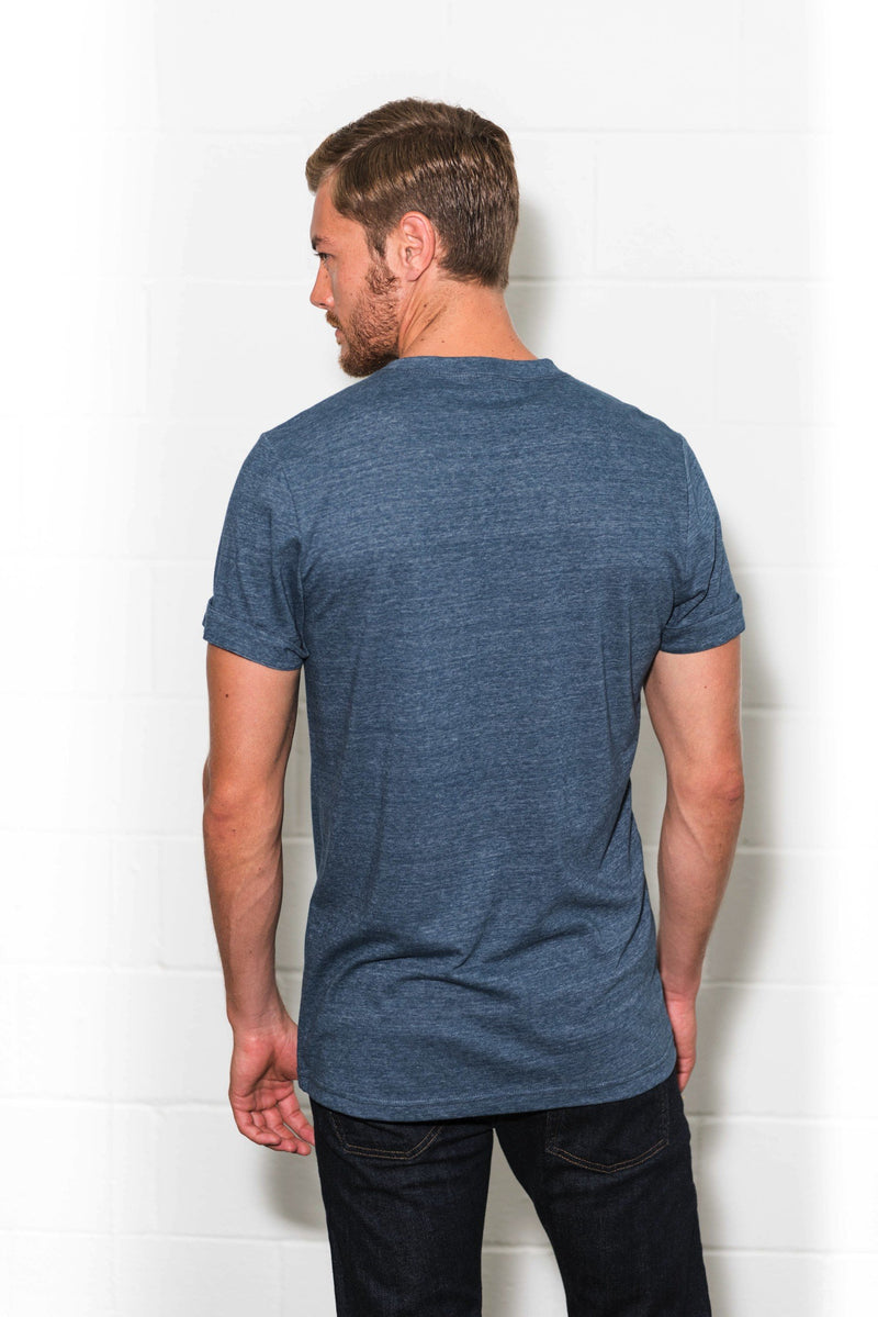 Men's Tri-Blend Tab Sleeve Tee