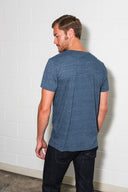 Men's Jersey Crew Neck Curved Pocket Tee - view 4