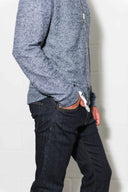 Men's Soft Knit Melange Bomber Jacket - view 30