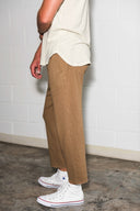 Men's French Terry Cut Off Raw Hem Sweatpant - view 12