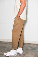 Men's French Terry Cut Off Raw Hem Sweatpant - view 13